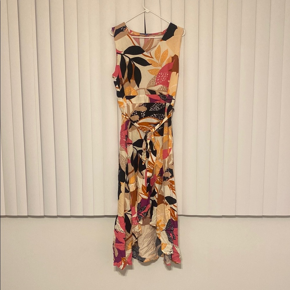 Apt. 9 Black and Pink Sheath Mini Dress